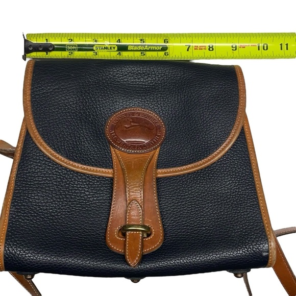 Dooney & Bourke Black Pebbled Leather Crossbody Bag - Vintage Made in USA - Picture 11 of 15